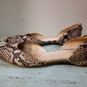 Stuart Weitzman Snakeskin flats